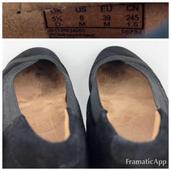 Clarks Artisan Black Daelyn Hill Slip-ons | 8 - Picture 7 of 8